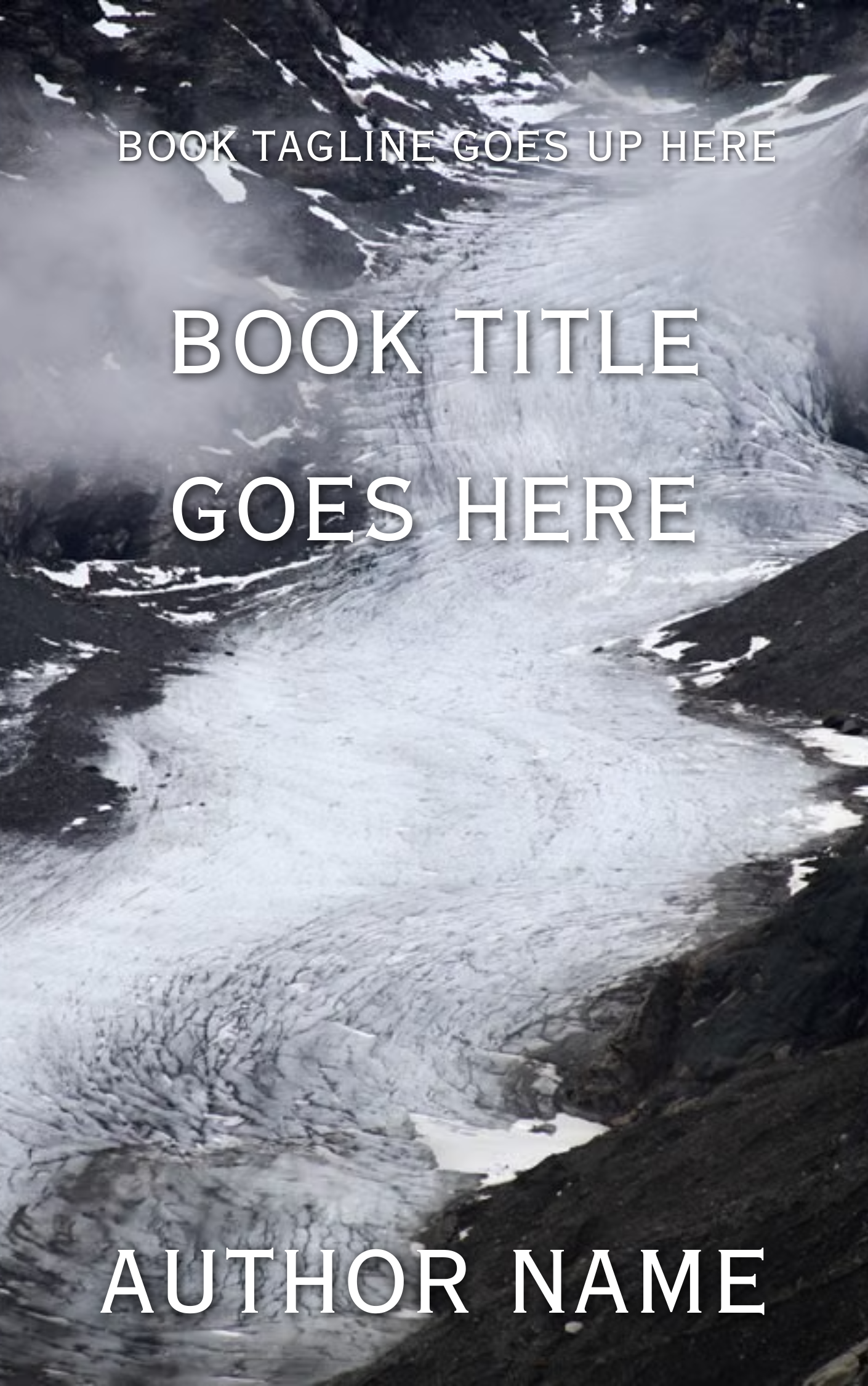Premade Book Cover - SNOWY PEAKS